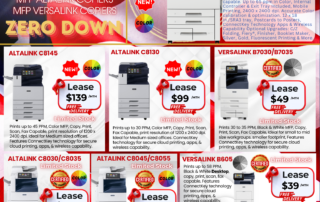 Presidents Day Copier MFP Sale in Tampa Bay Copy Data Versalink, Altalink, Primelink Digital Copier MFP