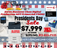 Xerox PrimeLink C9065 Multifunctional Copier in-stock and on sale for $7999 in Tampa Clearwater St. Pete Lakeland