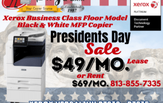 Presidents Day MFP Copier Sale. Versalink B7030 B7035 Floor Model MFP Copier on Sale in Tampa Clearwater St Pete