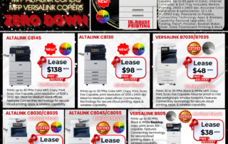 End of Year Xerox Business Class Copiers Inventory Sale in Tampa Bay Copy & Data